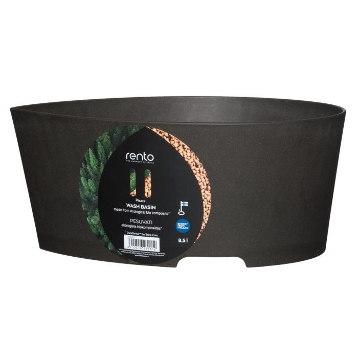 Rento Pisara wasbak 8,5 L zwart