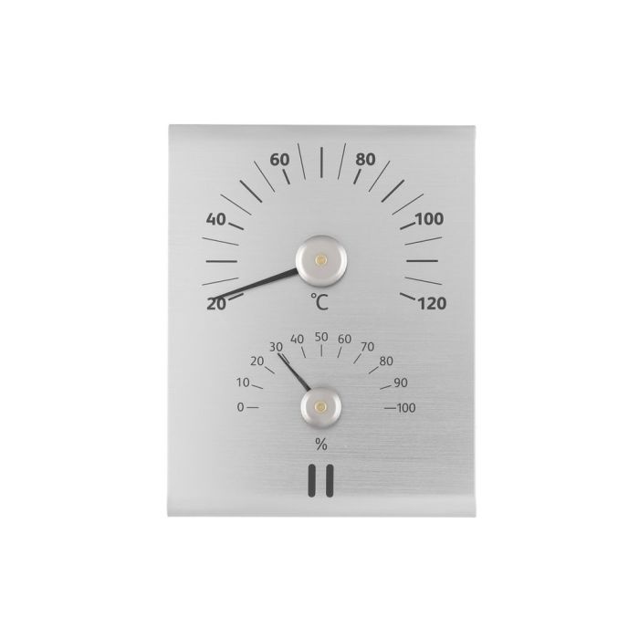 Rento Aluminium Sauna Thermometer - Hygrometer