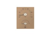 Rento Aluminium Sauna Thermometer - Hygrometer  Champagne