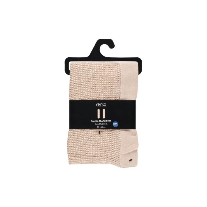 Rento Handdoek Kenno 50x60 cm Beige/Wit