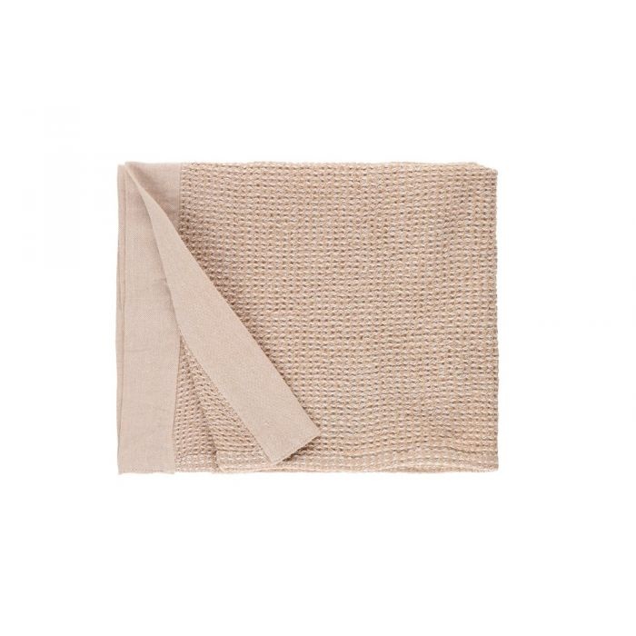 Rento Handdoek Kenno 50x60 cm Beige/Wit