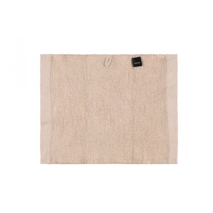 Rento Handdoek Kenno 50x60 cm Beige/Wit