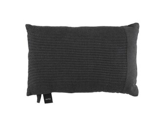 Rento Kenno Kussen XL 50x33 cm | Zwart/Grijs