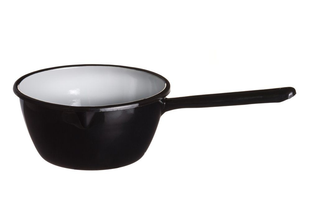 Emaille pollepel 0,9 L