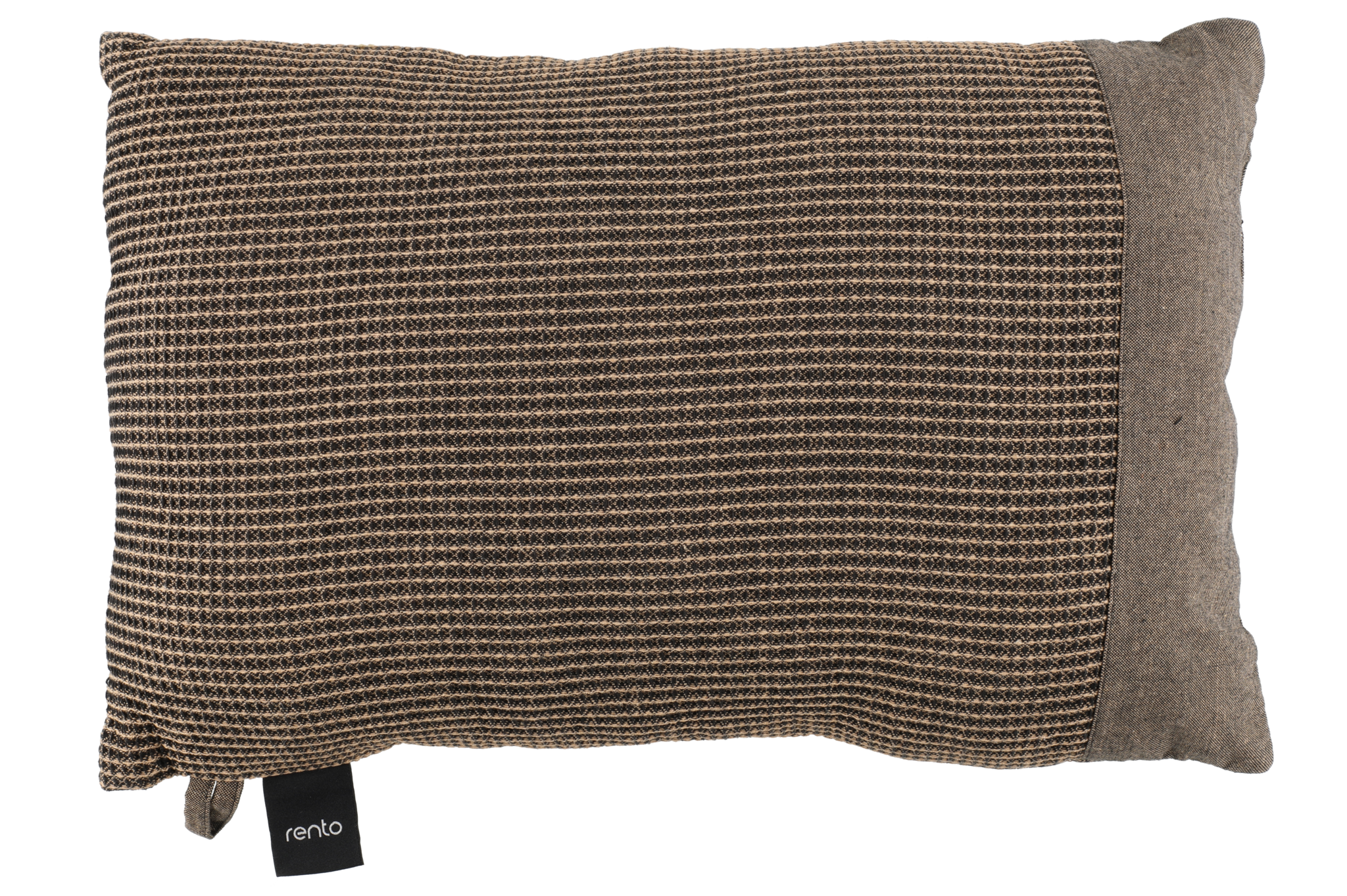 Rento Kenno Kussen XL 50x33 cm | Zwart/Bruin
