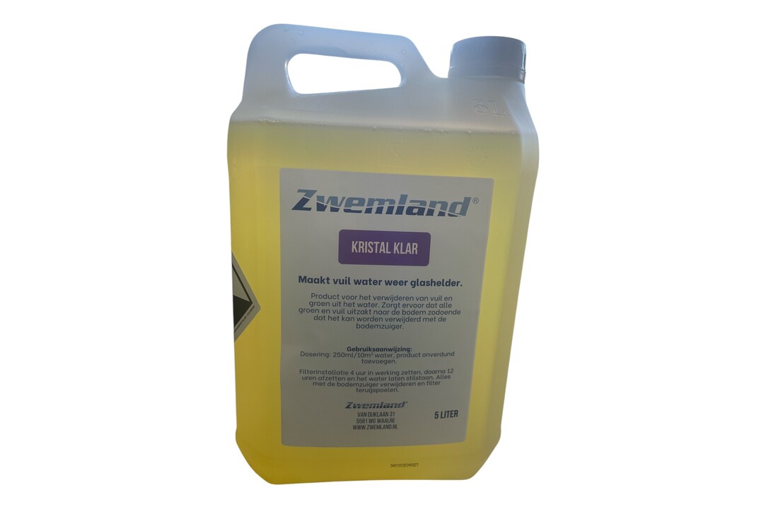 Zwemland Crystal Clear 5L - Voor helder water