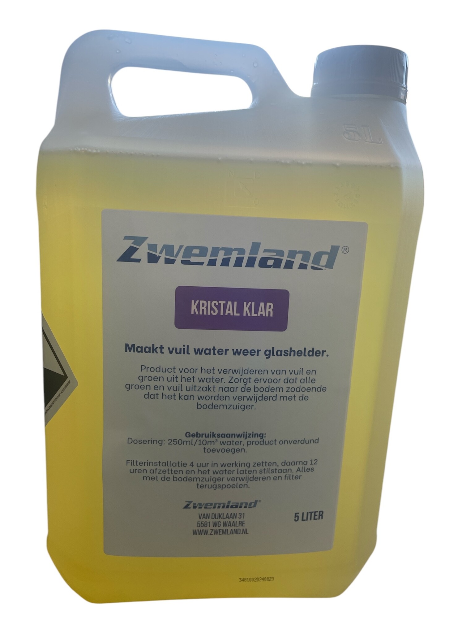 Zwemland Crystal Clear 5L - Voor helder water