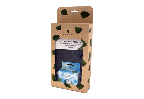 Emendo Sauna Set - Handdoek & geur Eucamenthol