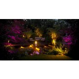 Heissner spot tuinlamp 7W warm wit metaal