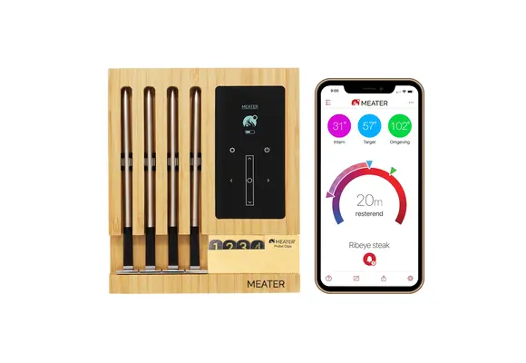 Meater Block draadloze BBQ thermometer met 4 probes