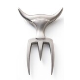 Brushed Fork & beechwood base