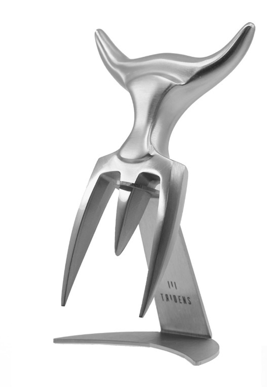 Brushed Fork & Stainless Steel Holder