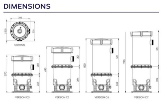 Vervangpatroon voor 6-Clone diverse afmetingen