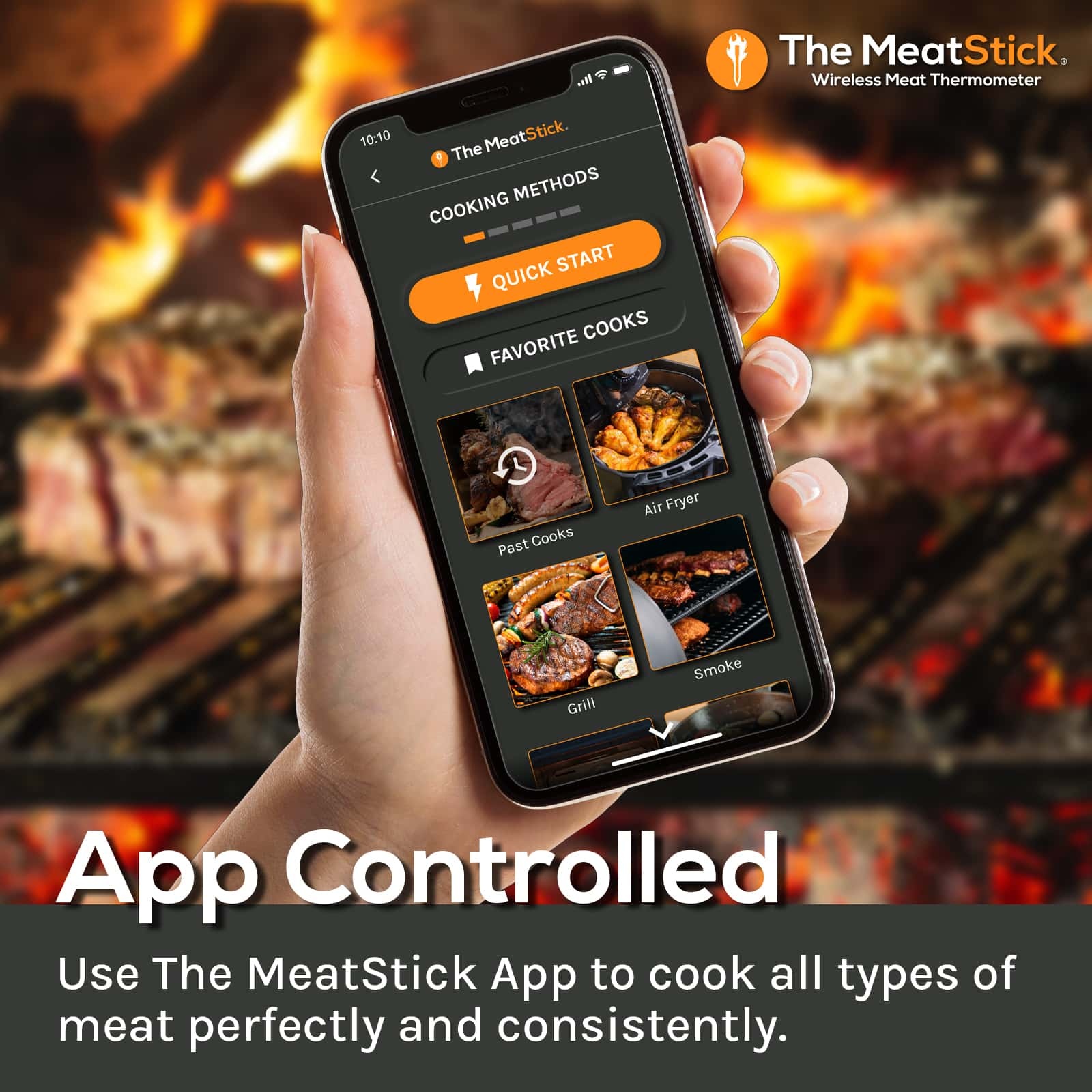 The MeatStick Pro Set van 2 Draadloze Kernthermometers