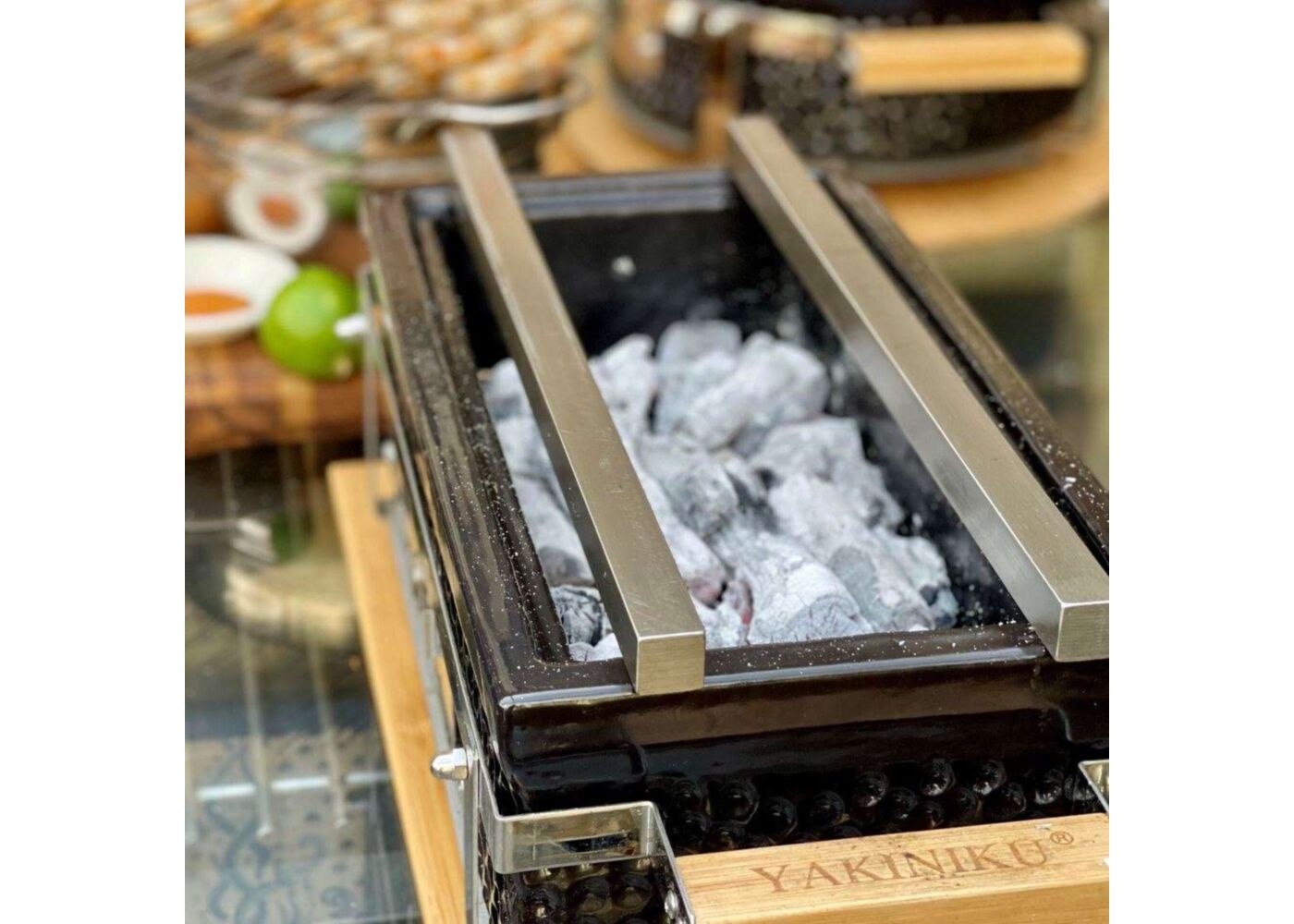 Yakiniku Shichirin Tafelgrill Rechthoekig - Houtskool BBQ