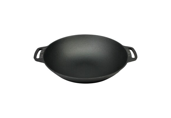 Valhal WokPan Gietijzer met Handgrepen 36 cm