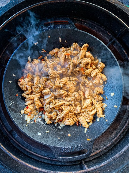 Valhal WokPan Gietijzer met Handgrepen 36 cm