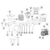 Hayward Super Pomp VSTD voetplaat