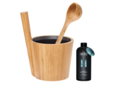 Rento Sauna Bamboe Cadeauset - Emmer + Lepel + Geur