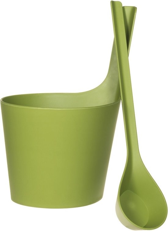 Rento Pisara Sauna Emmer Set groen