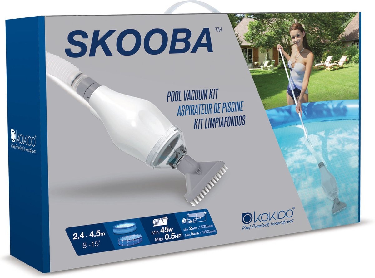 Kokido Skooba Zwembad en Spa stofzuiger - Spa Vac