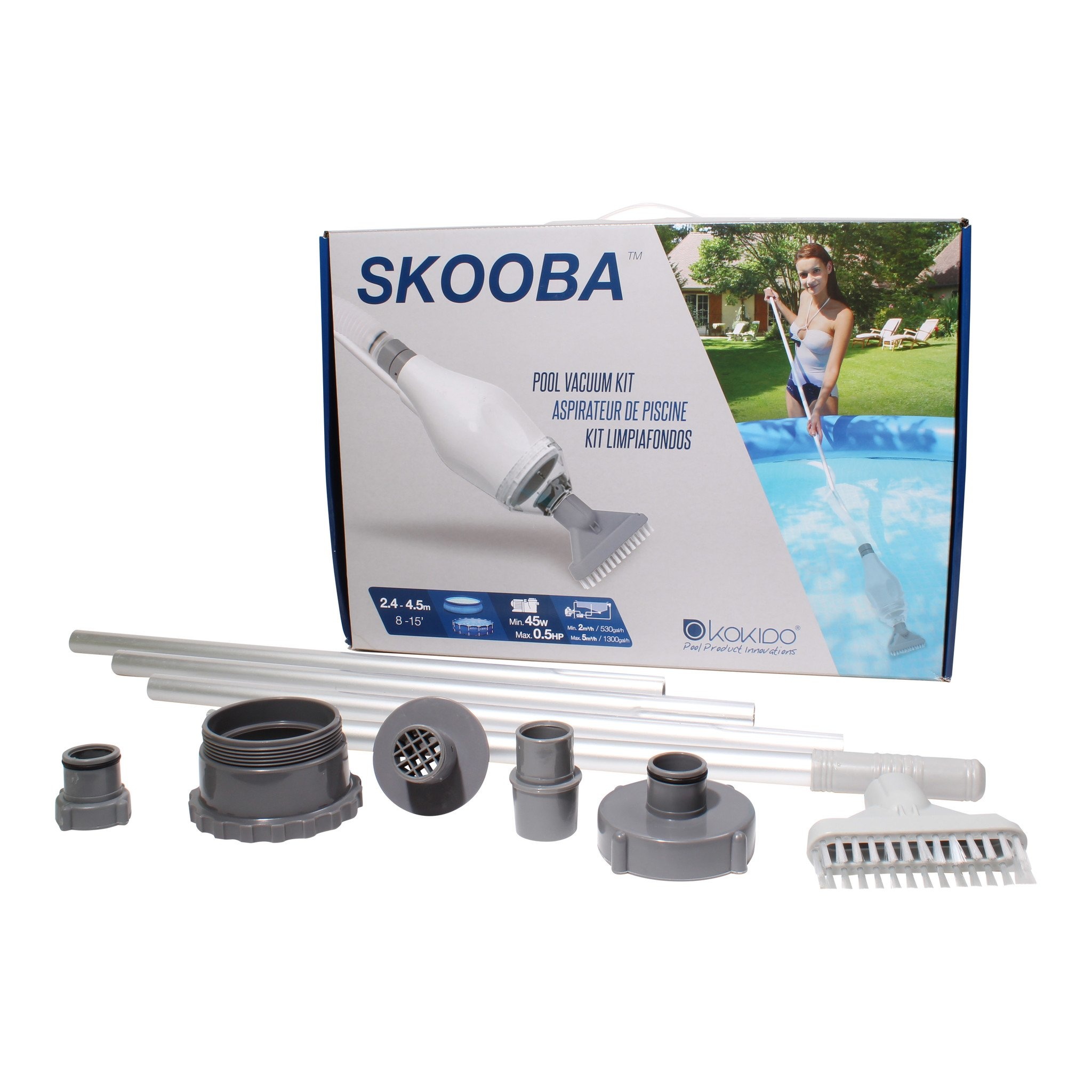 Kokido Skooba Zwembad en Spa stofzuiger - Spa Vac