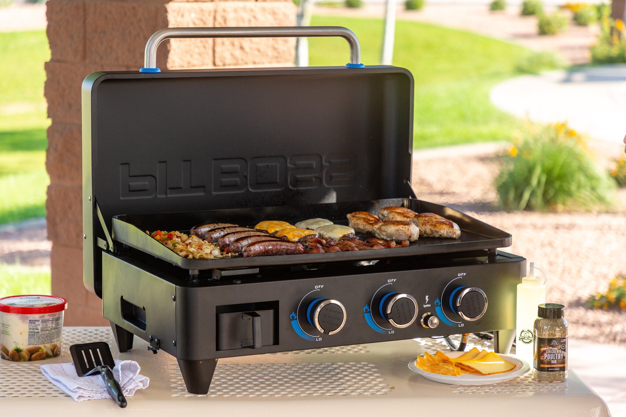 Pit Boss Ultimate 3 Burner Met Onderstel | Gas BBQ