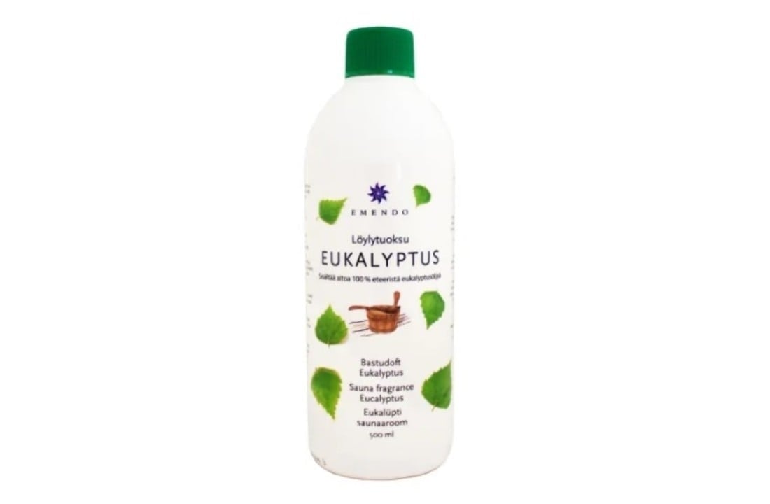 Emendo Sauna emmer, lepel en 500 ml Euca opgietmiddel - Licht