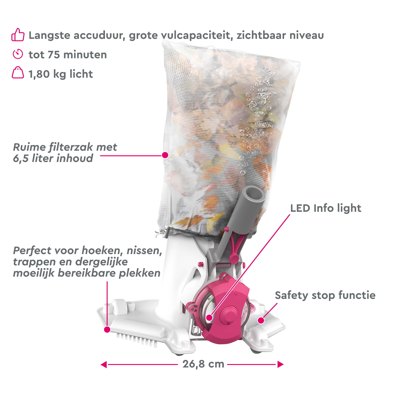 BWT My Pool Zwembadstofzuiger BC40