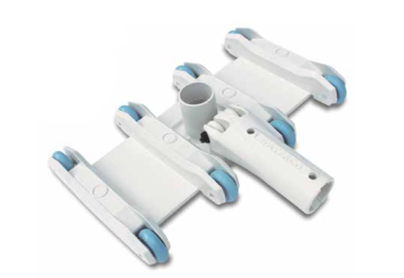 Bodemzuiger Deluxe Pro handbediend, 8 wielige