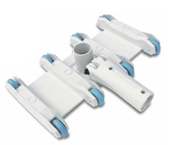 Bodemzuiger Deluxe Pro handbediend, 8 wielige