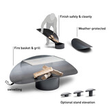 Höfats Ellipse Vuurschaal Cortenstaal 1100 x 570 x 360 mm