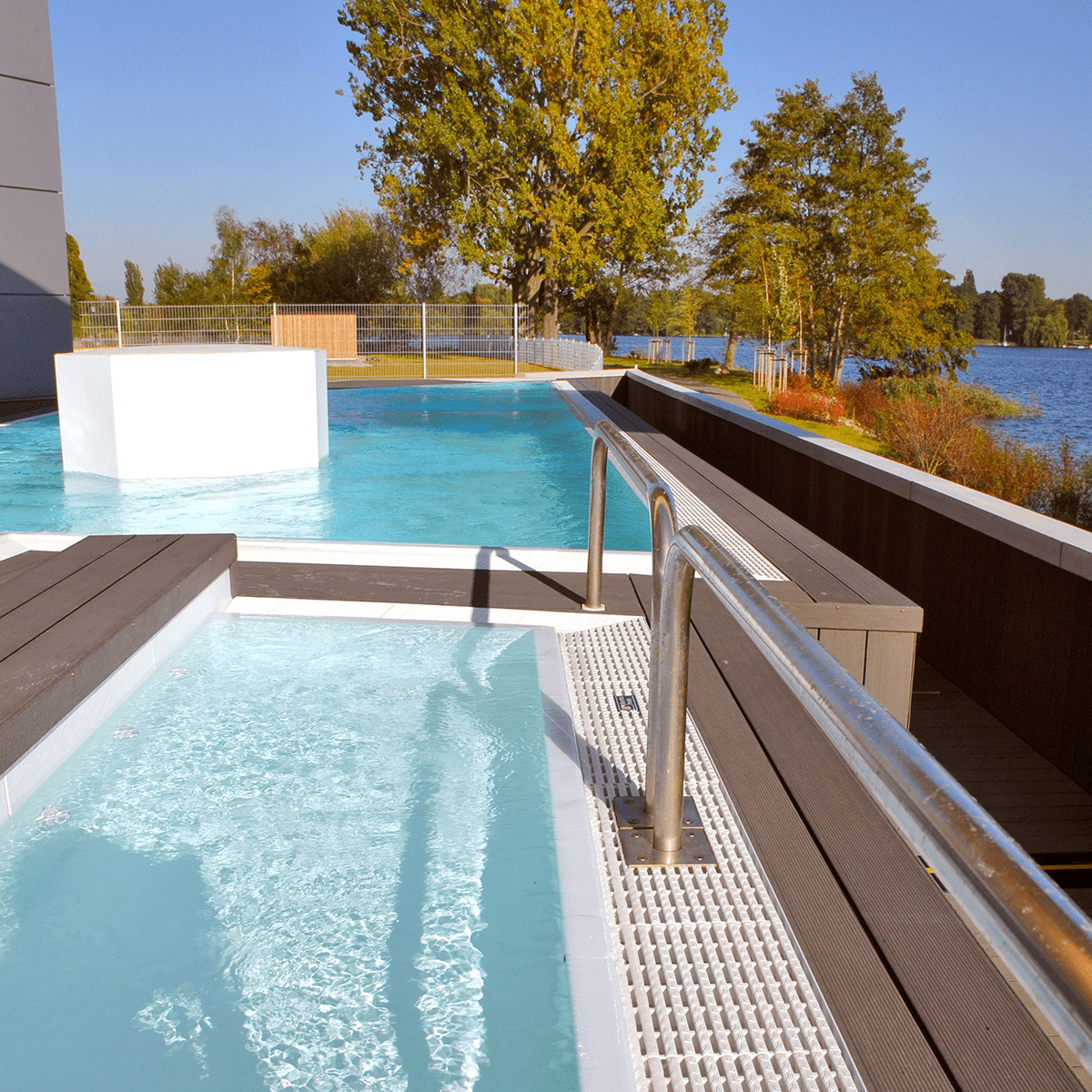 Elbe Sbg 150 Gewapende Zwembadfolie Wit