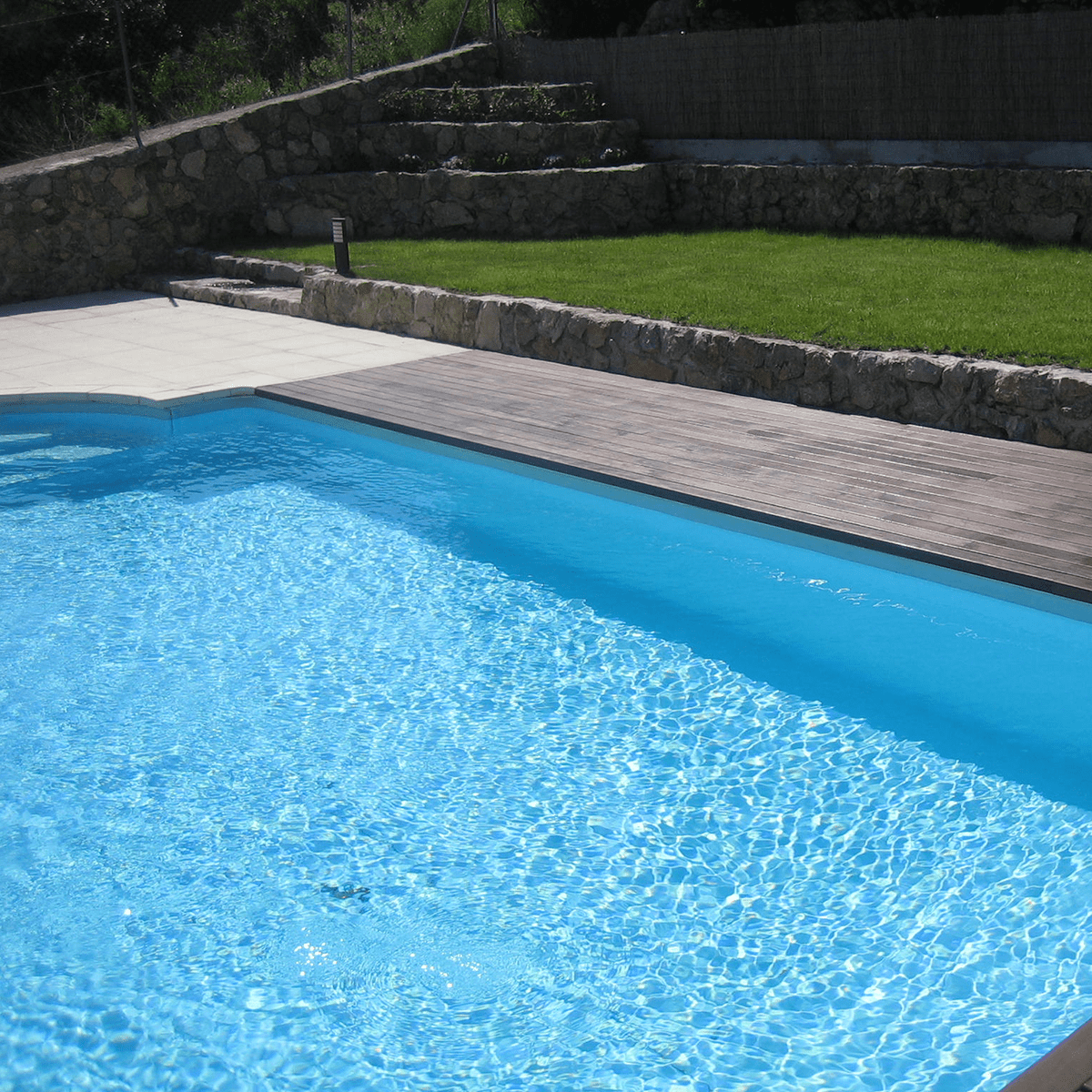 Elbe Sbg 150 Gewapende Zwembadfolie Licht Blauw