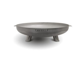 MOODZ vuurschaal met voet en hendel RVS