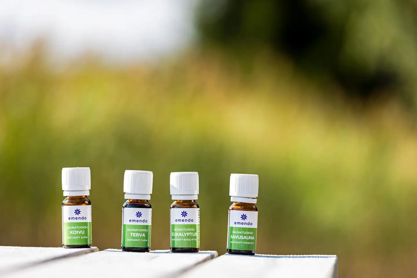 Emendo set Sauna geuren 4x10ml - Etherische olie
