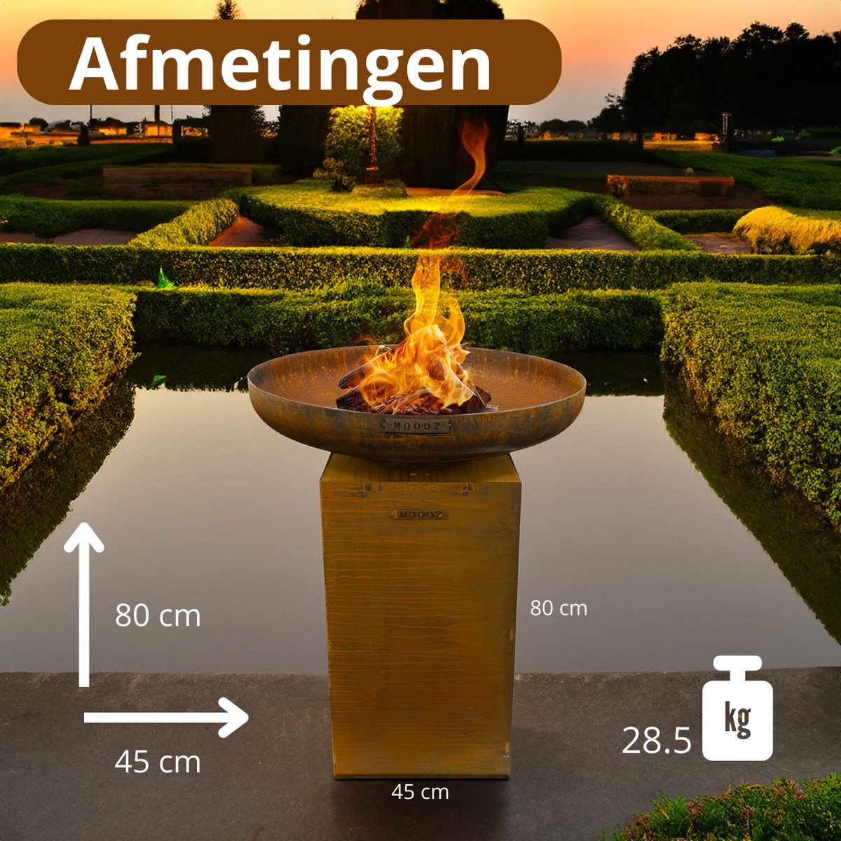 MOODZ vuurschaal sokkel