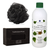 Emendo Sauna moment  - Eucalyptus geur, Badspons en turfzeep