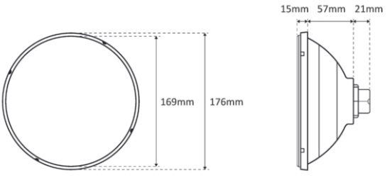 Seamaid vervangingslamp ecoproof wit