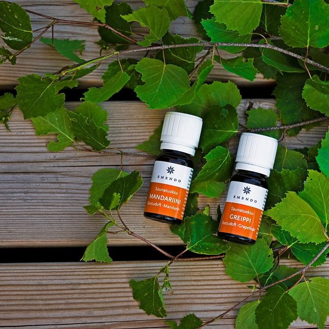 Emendo Sauna geuren Grapefruit & Mandarijn 2 x 10 ml - Greippi & Mandariini