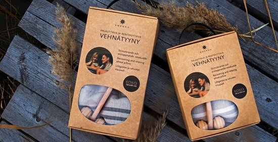 Emendo Tarwe nekkussen 14 x 50 cm - incl. massagerol