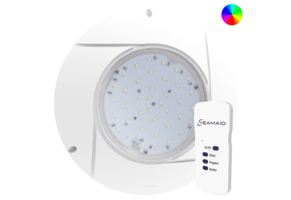 Seamaid zwembadlamp - RGB - plat model