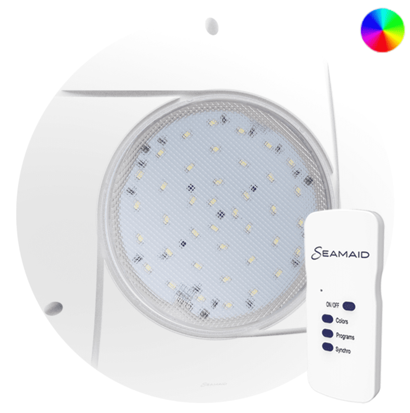 Seamaid zwembadlamp - RGB - plat model