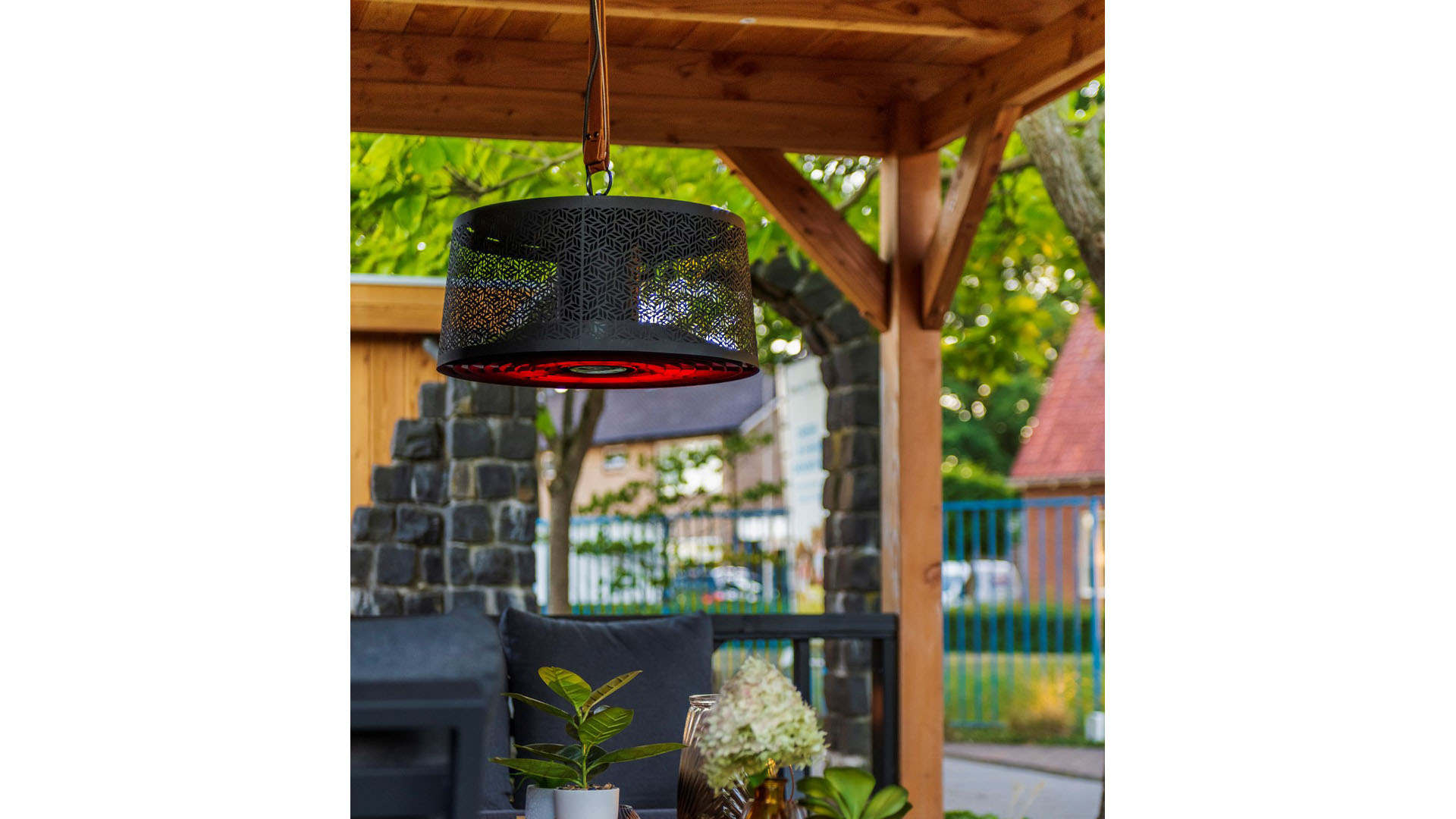 Sunred terras verwarmer Moderna Artix Hangend