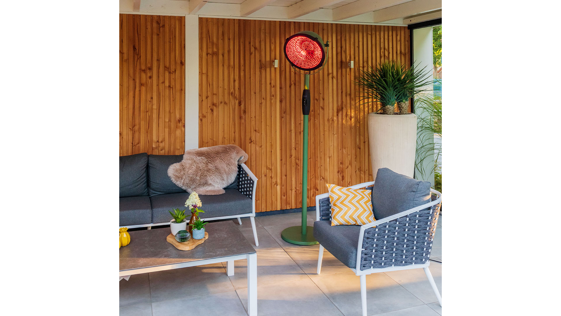Sunred Indus terras verwarmer staand