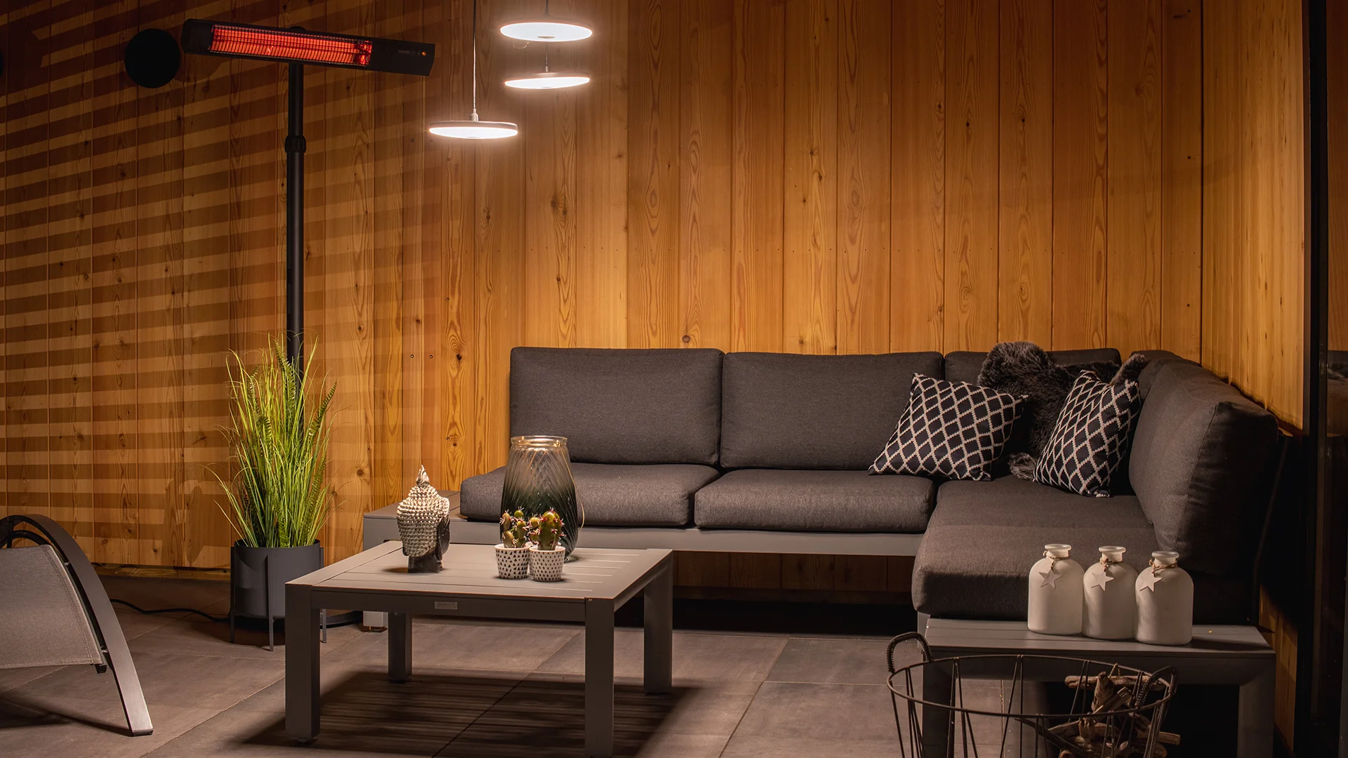 Sunred Terrasverwarmer staand 2500W