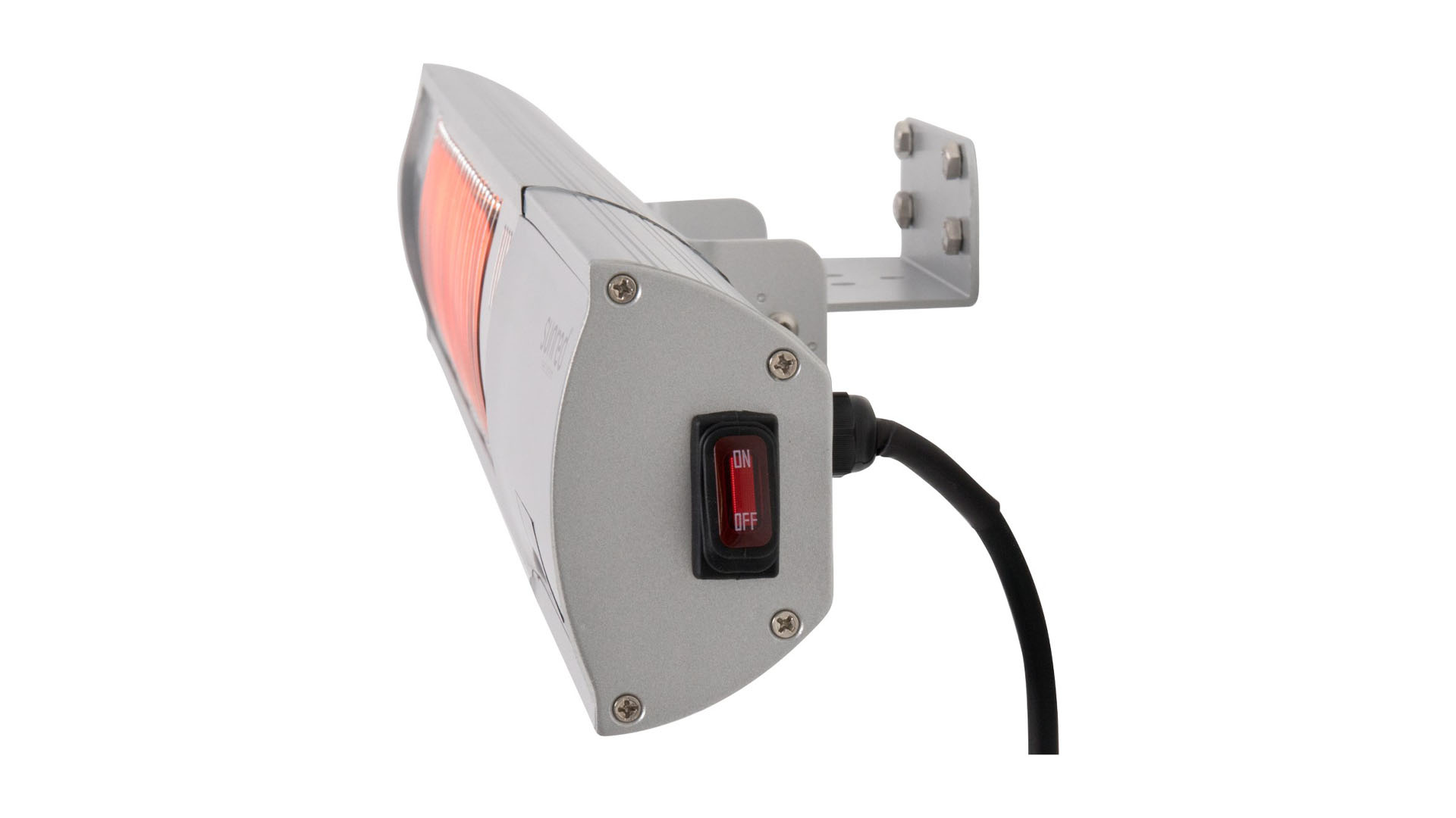 Sunred terrasverwarmer Ultra Zilver wand