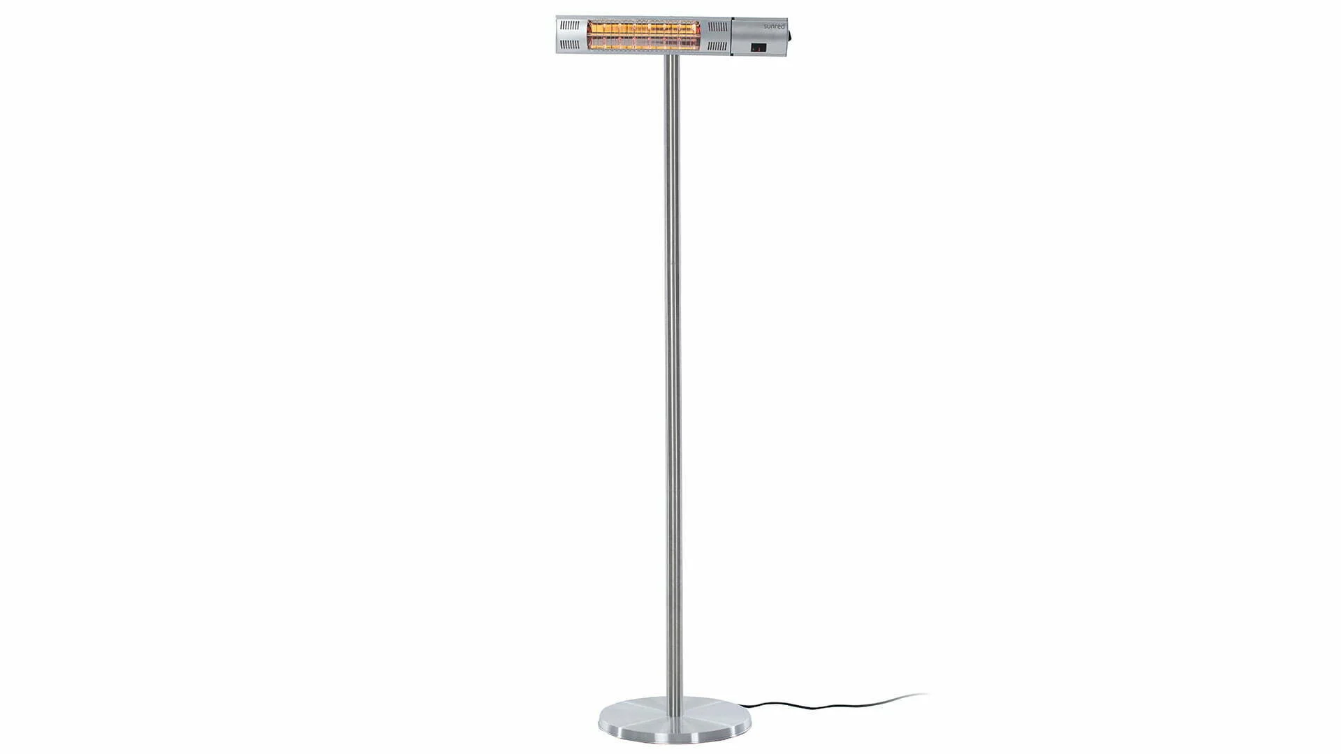 Sunred terrasverwarmer Ultra Zilver staand