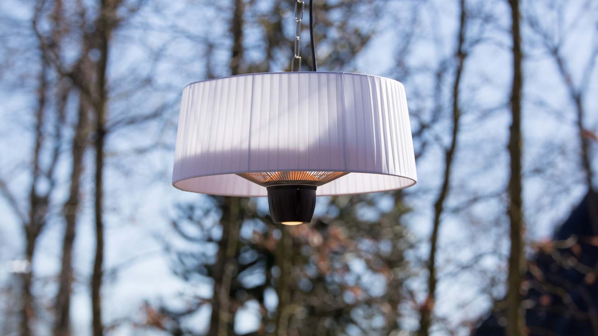 Sunred terrasverwarmer Artix Wit hangend