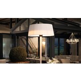 Sunred terrasverwarmer Artix Wit Staand